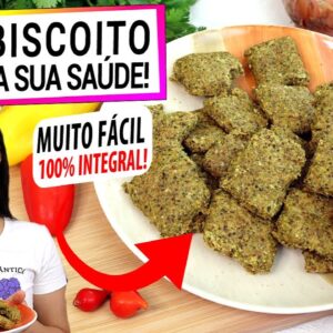 ADEUS INTESTINO PRESO COM ESTE BISCOITO FÁCIL SUPER SAUDÁVEL! SEM GLÚTEN, VEGANO E INTEGRAL!