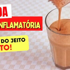 VITAMINA ANTI-INFLAMATÓRIA e PROBIÓTICA! Fácil, Deliciosa, + Fibras e Proteínas, Cremosa e Barata