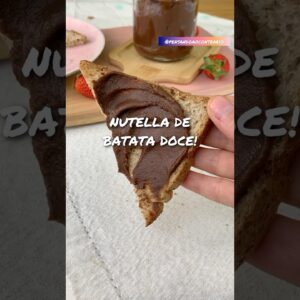 Nutella de batata doce! 👀😱 Fácil, saudável e muito saborosa!