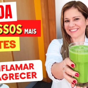 Suco para OSSOS FORTES E ARTICULAÇÕES, DESINFLAMAR e EMAGRECER! Fácil, Low Carb, Leve e Barato