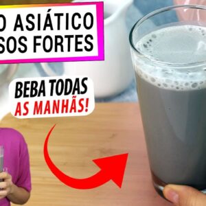 FALTAVA ESTA BEBIDA PRA FORTALECER SEUS OSSOS! Beba todas as manhãs! Segredo asiático revelado.