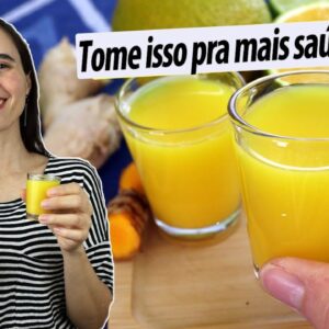 Este shot da imunidade melhora sua saúde! Beba todas as manhãs e veja como é bom!