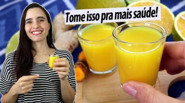 Este shot da imunidade melhora sua saúde! Beba todas as manhãs e veja como é bom!