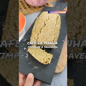 Parei com o glúten com esta receita! Café da manhã simples e saudável!